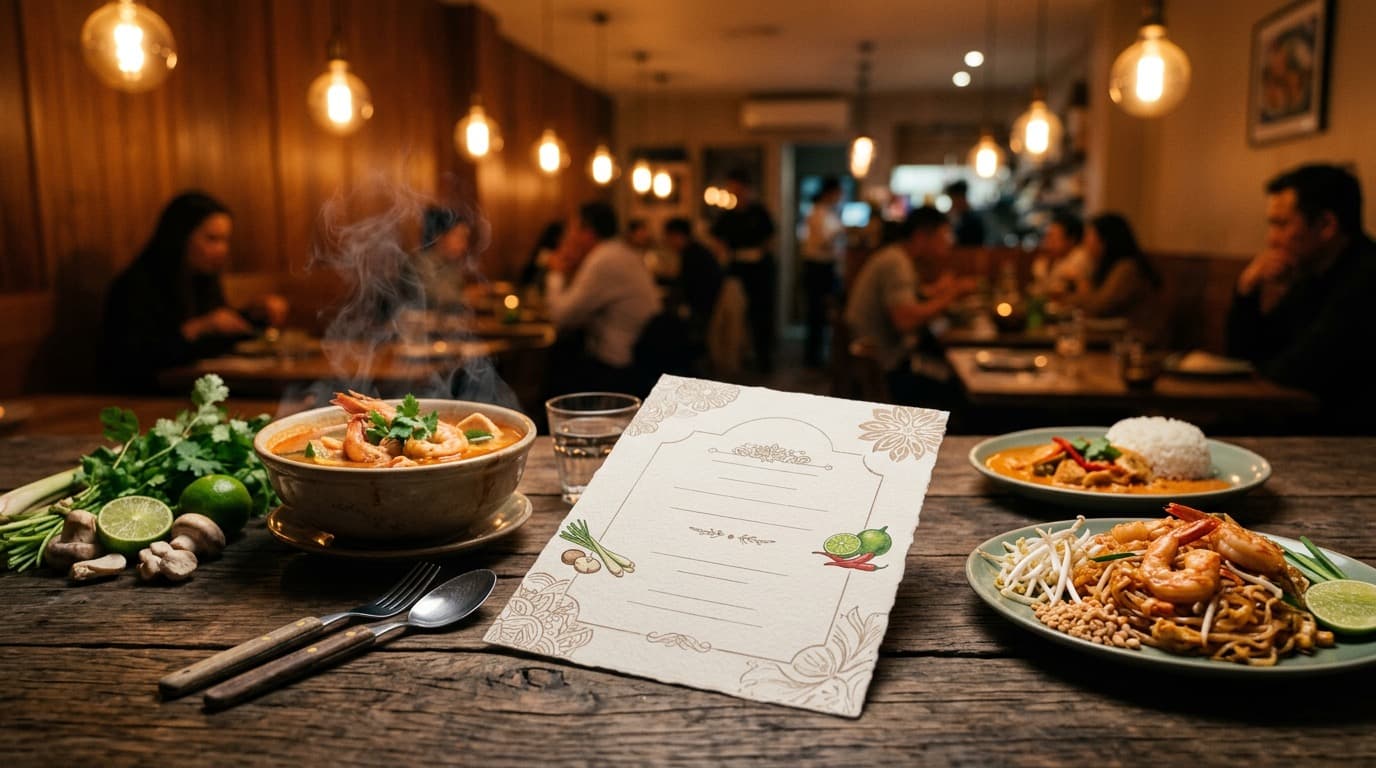 AI ช่วยออกแบบเมนูร้านอาหาร