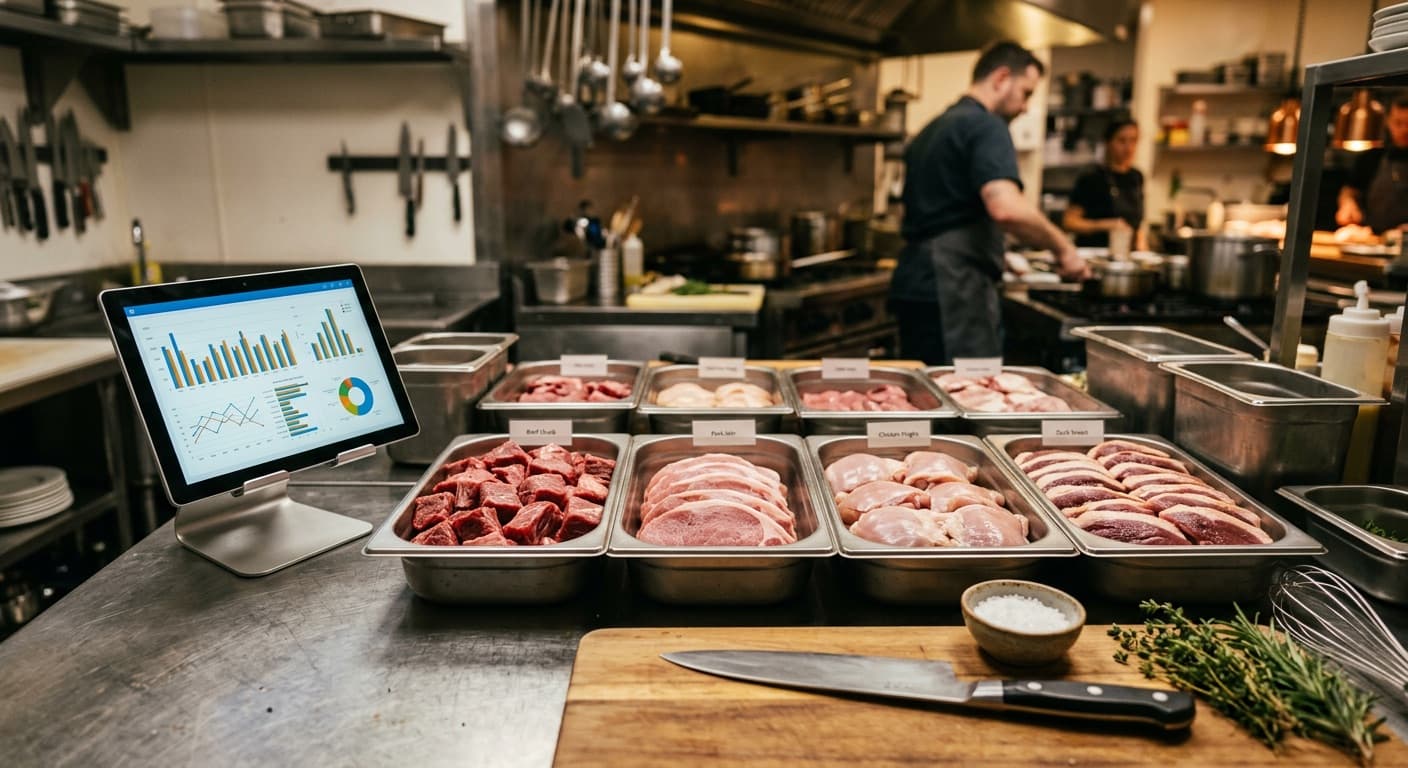 AI บริหารสต็อควัตถุดิบร้านอาหาร — จาก Excel สู่ระบบที่ตรวจสอบได้ทุกชิ้น