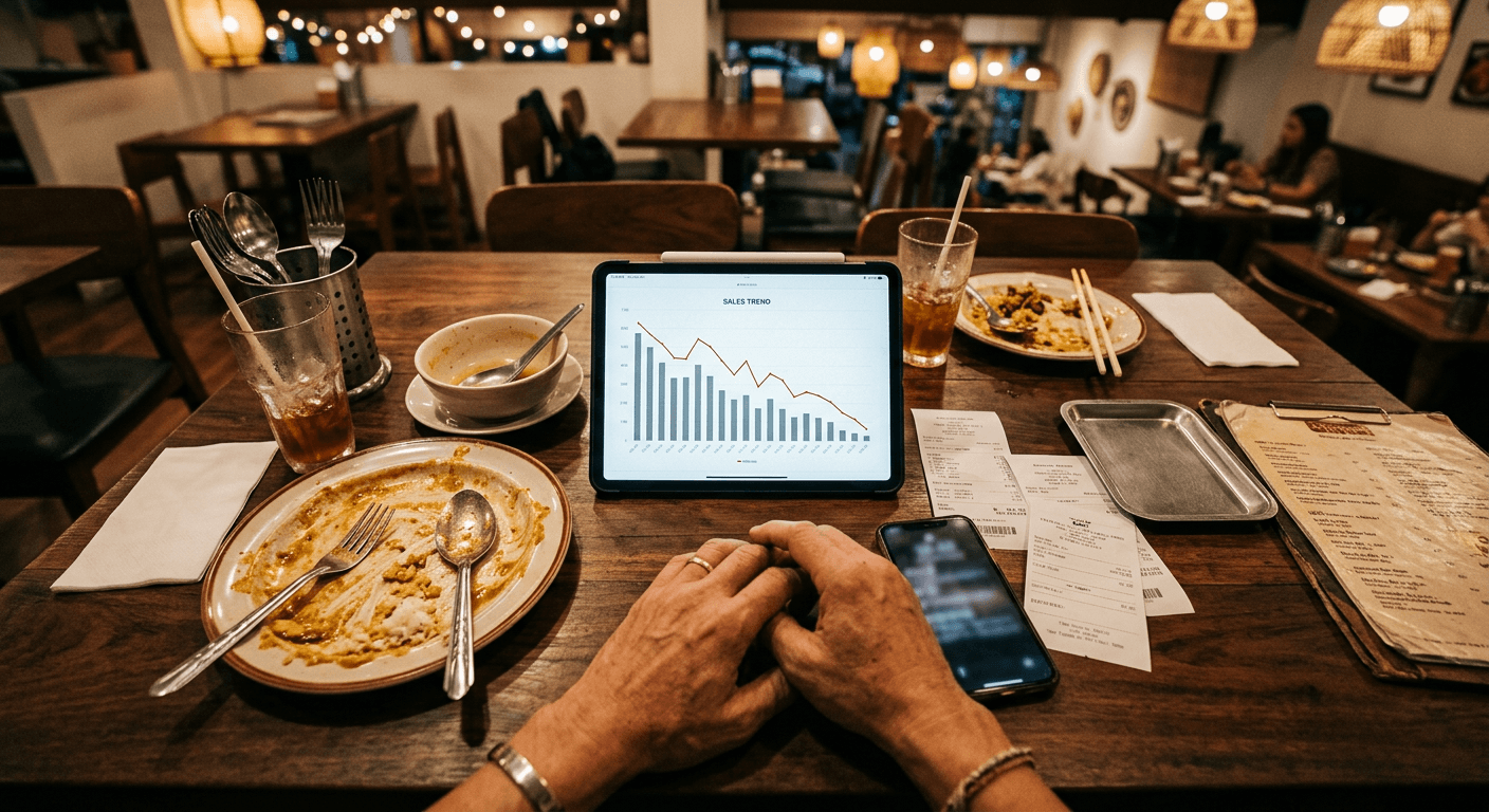 ร้านอาหารยอดตก — 7 สิ่งที่เช็คได้ทันทีไม่เสียตังค์